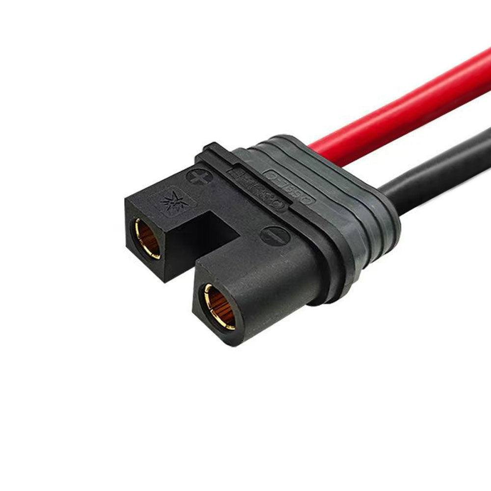 QS9L Anti-Spark Male & Female Plug with Resistor High Current Cable for Drone Lithium Battery