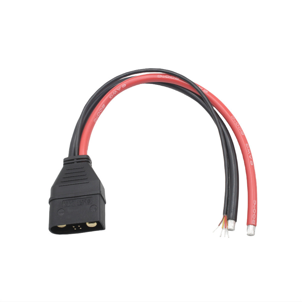 QS9L Anti-Spark Male & Female Plug with Resistor High Current Cable for Drone Lithium Battery