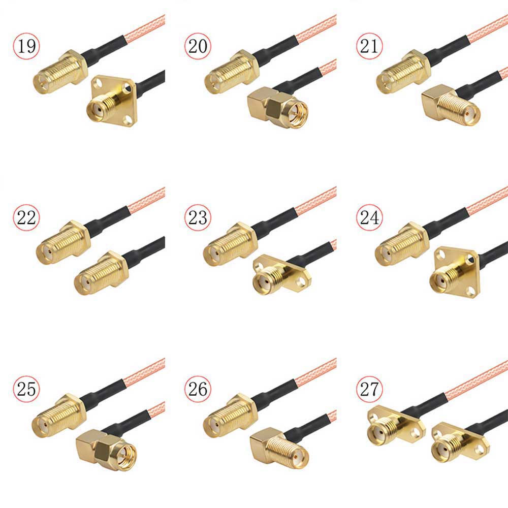 RG316 RF Adapter Cable SMA to SMA Male and Female Signal Connection Cable Extension Wire