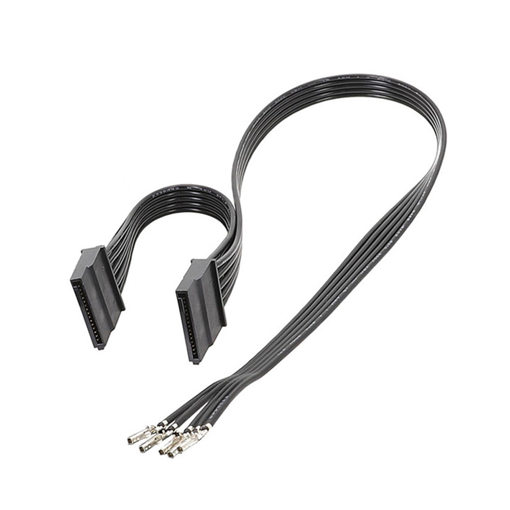 Modular SATA Power Splitter Cable 1 to 2 1 to Multiple Module Wire for PC Hard Drive