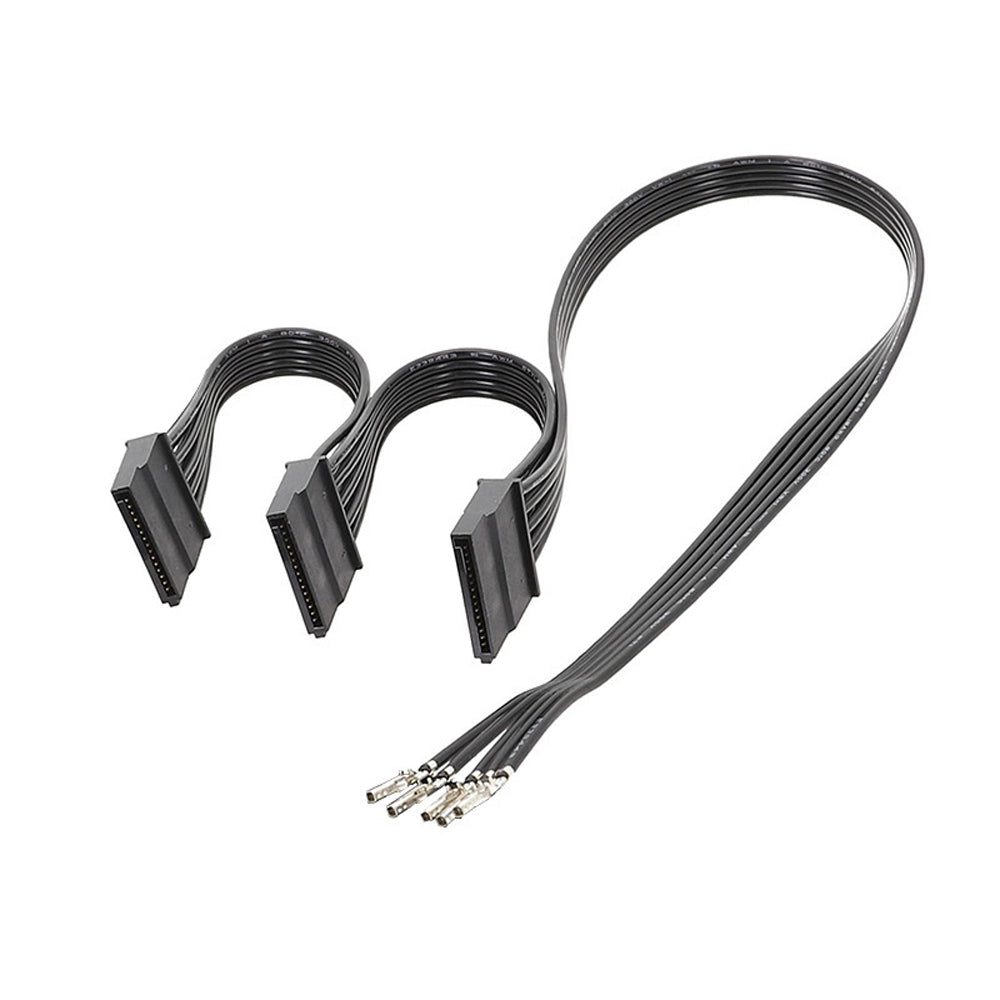 Modular SATA Power Splitter Cable 1 to 2 1 to Multiple Module Wire for PC Hard Drive
