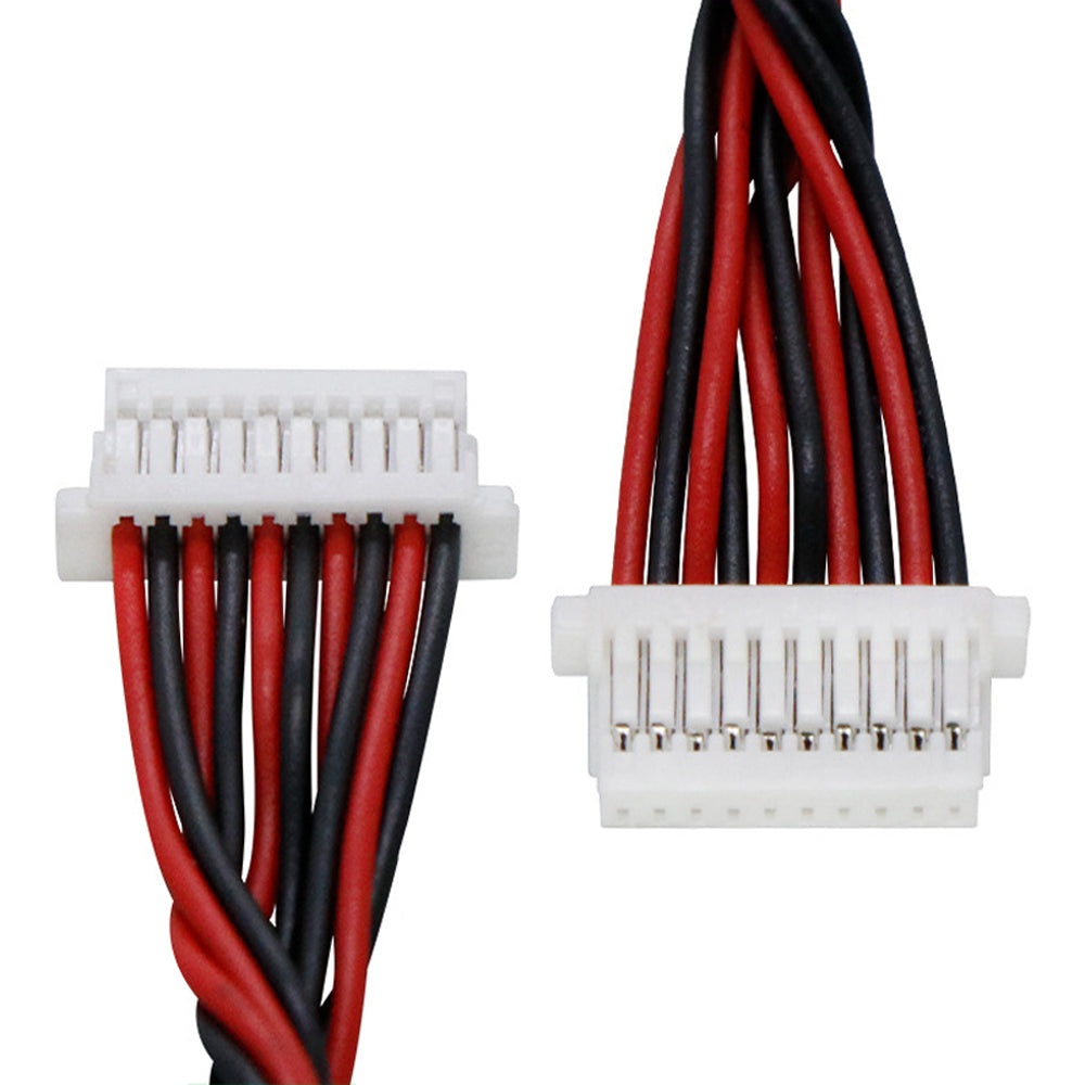 SH1.0 1.0mm 10Pin Dual-End Terminal Wire Drone Light Show Gimbal FPV Receiver Connection Cable