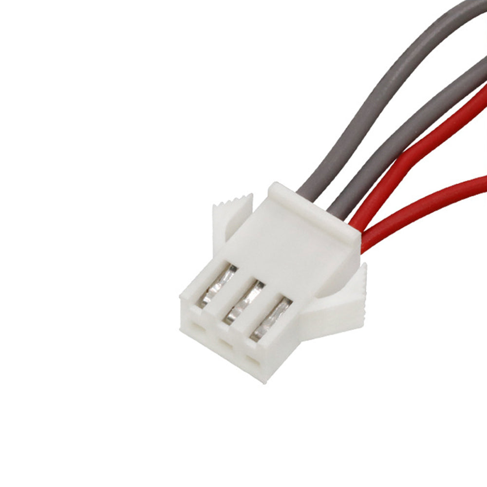 Non-Lock SM2.54 Terminal to DC5521 Power Cable SYP-2P White Dupont for LED Strip Light