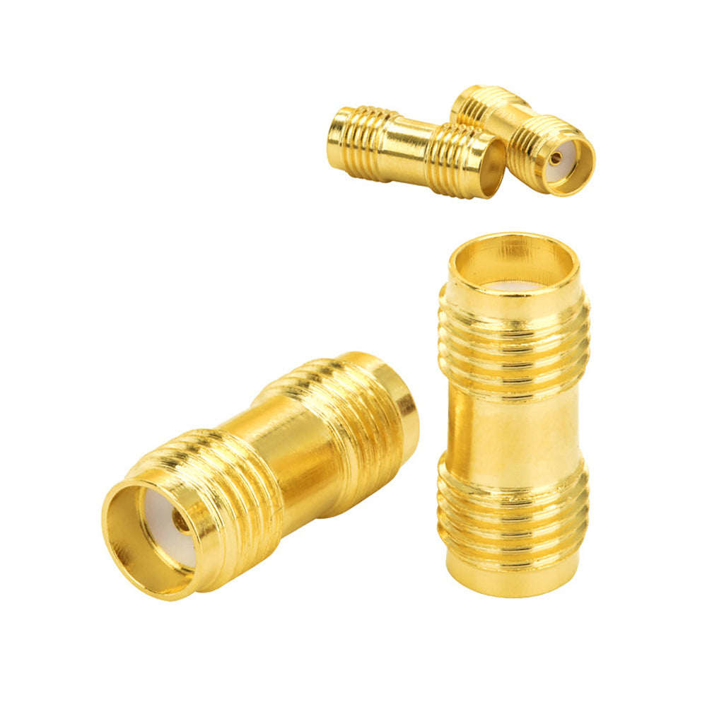 SMA-KK Dual Female RF Coaxial Barrel Jack to Jack Coupling Adapter