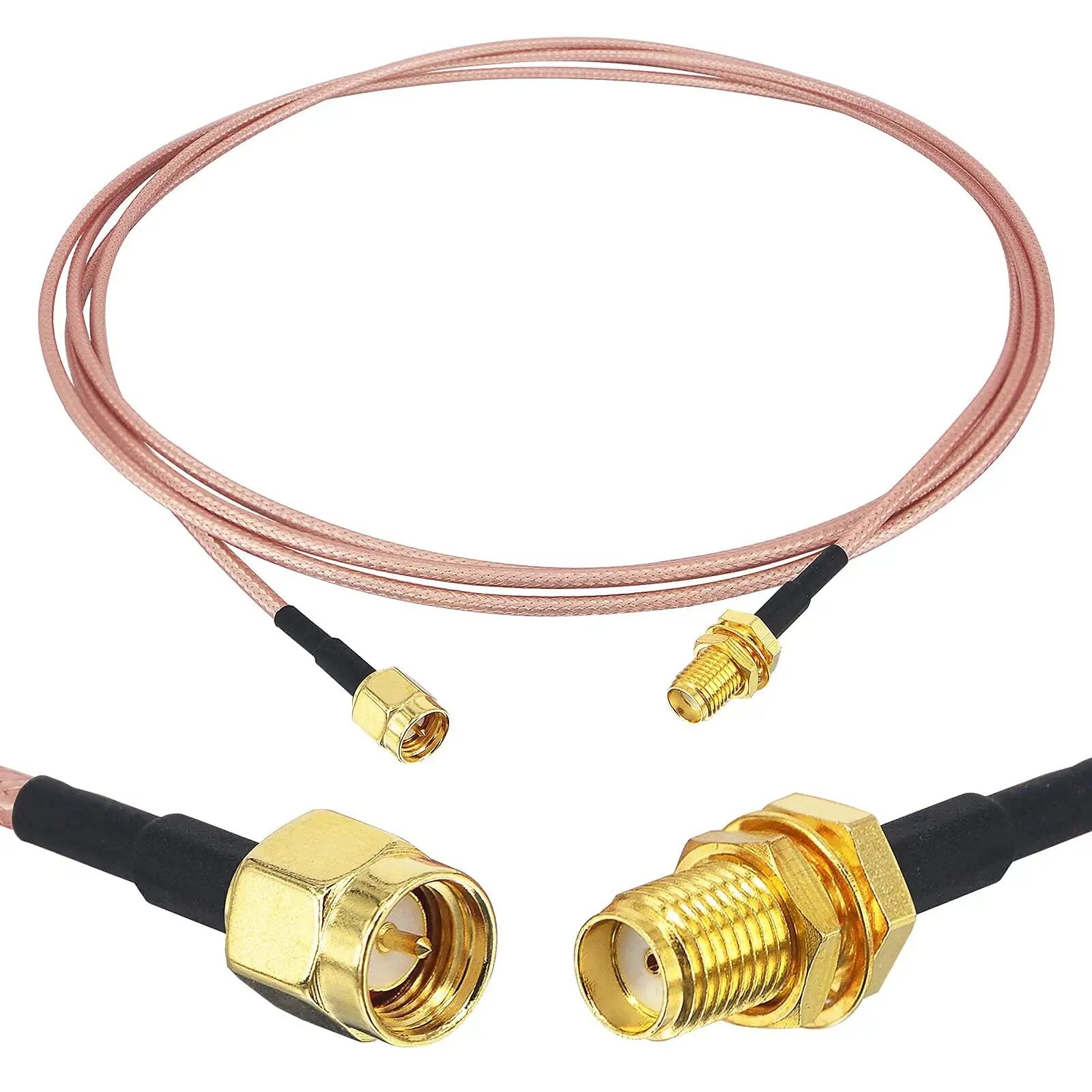 SMAA male and female radio frequency connector RG316 cable