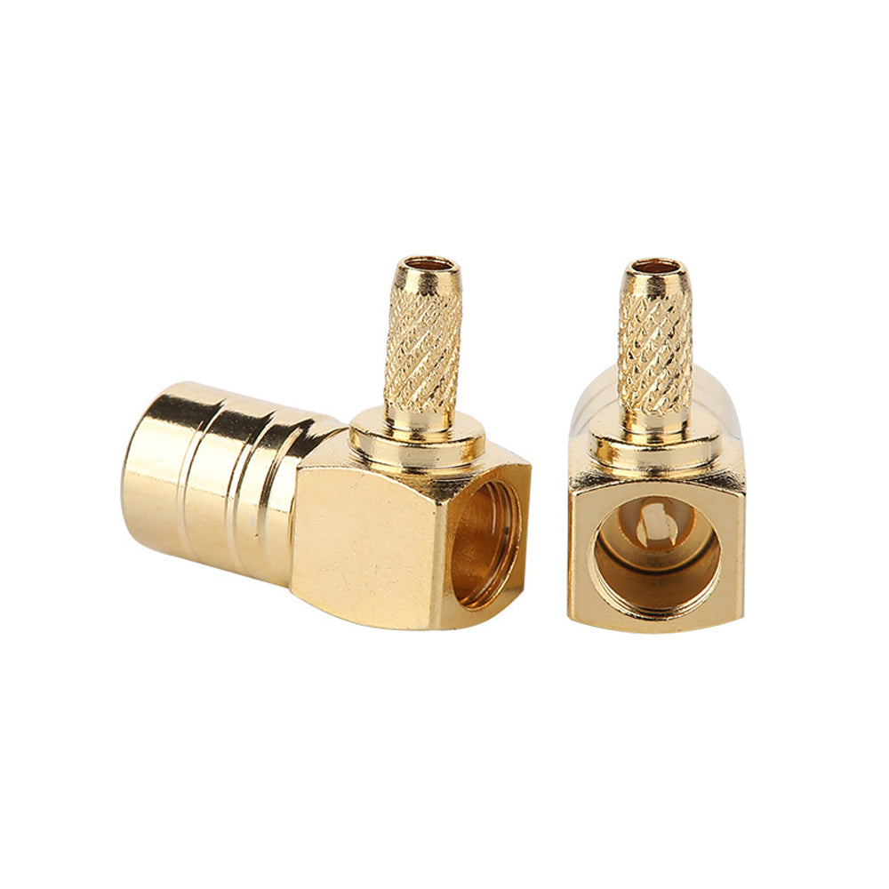 Right Angle SMB-KW1.5 RF Coaxial Jack Crimp Style SMB Female Antenna Connector