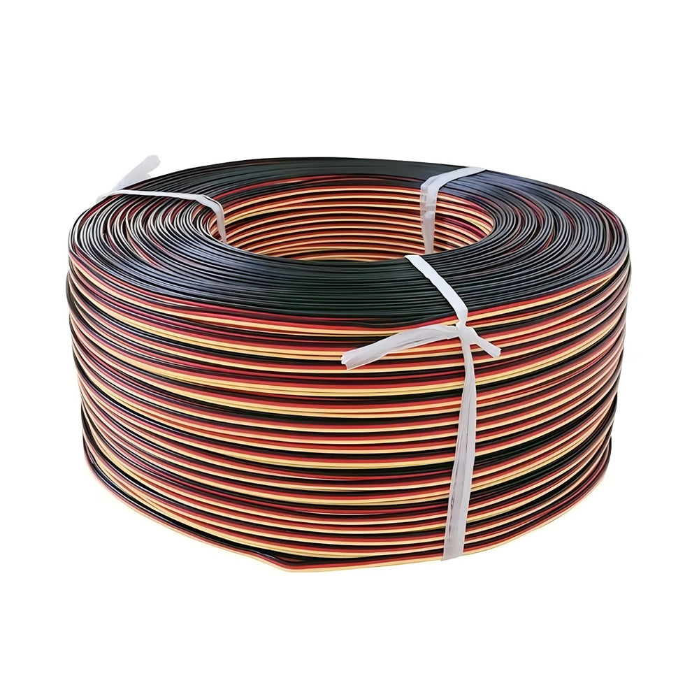 Servo Cable 30/60/100 Cores Copper Wire Red Black Bonded Cable for Toy Power