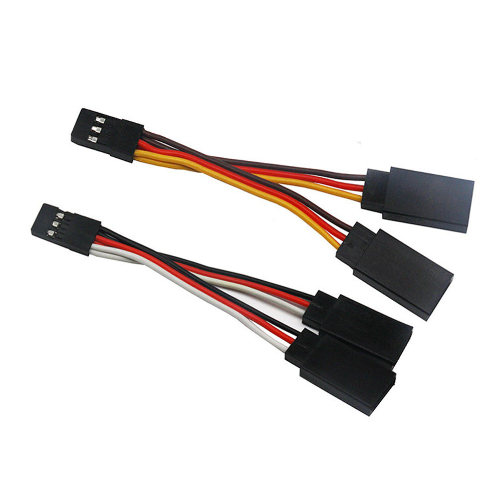 Servo Extension Cable JR FUTABA Bonded Cable 1 to 2Y Harness Leads Splitter Wire