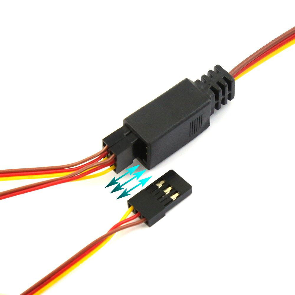 Servo extension Cable R88 Connection Y Wire for RS Red Spider Model Aircraft