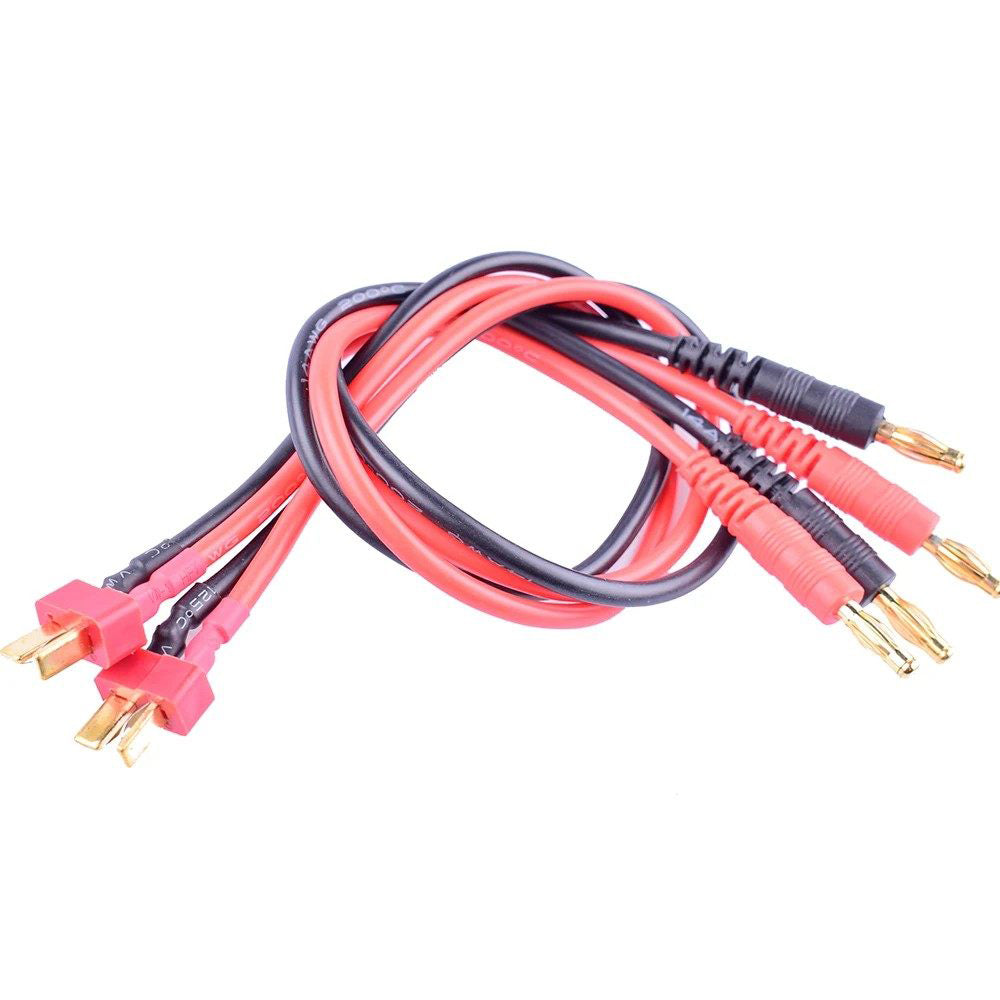 T Plug to 4.0mm Banana Head Charging Cable Model Aircraft for B6 B6AC Lithium Battery Wire