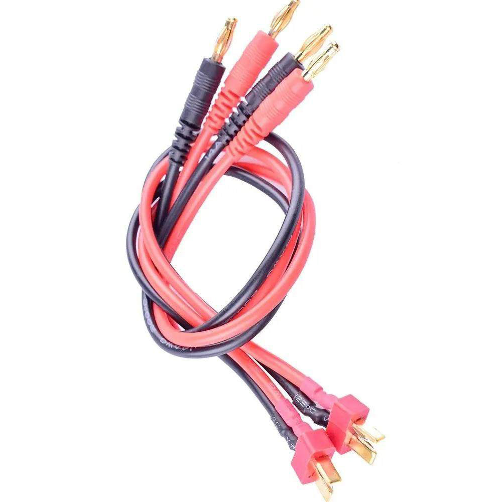 T Plug to 4.0mm Banana Head Charging Cable Model Aircraft for B6 B6AC Lithium Battery Wire