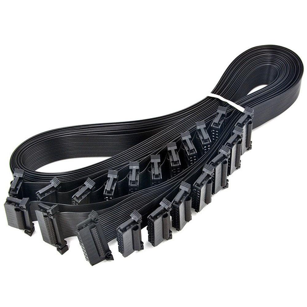 UL2651 black flat cable IDC black flat cable 2.54pitch computer cable