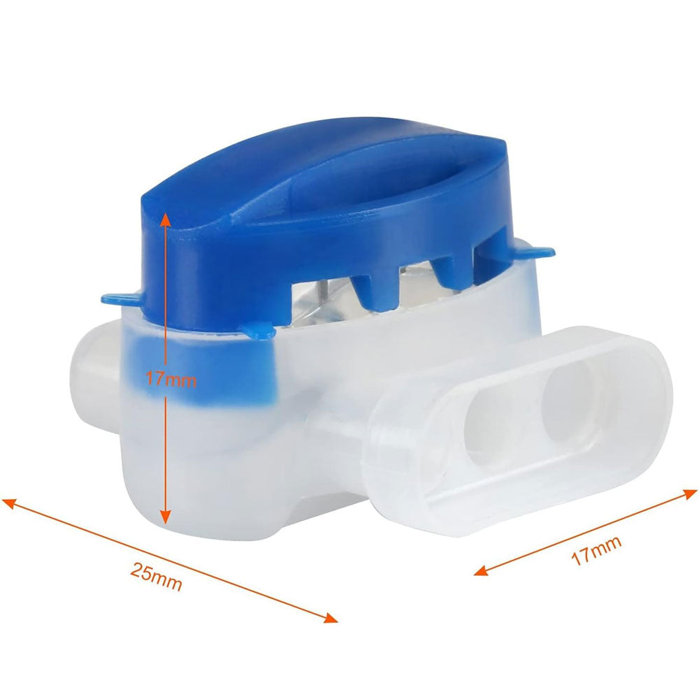 Waterproof Cable Connector 3 Holes Electrical Wire Crimp Connector Lawn Mower Connector with 314 Cable Connectors Perfect for Garden and Outdoor