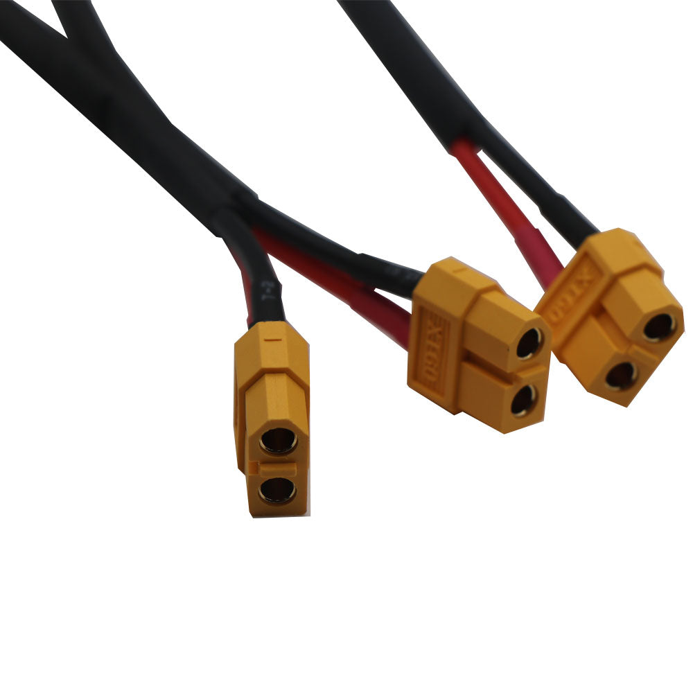 XT60 connector with fuse wiring harness for electric bicycles Battery short circuit prevention protection
