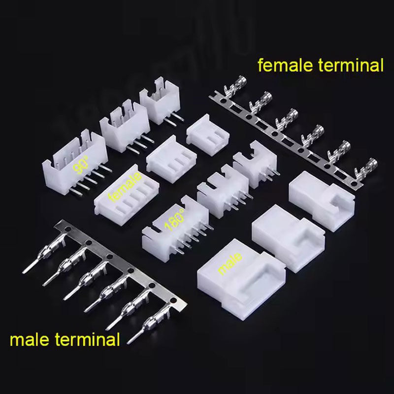 jst xh 2.54mm printed circuit board female male connector