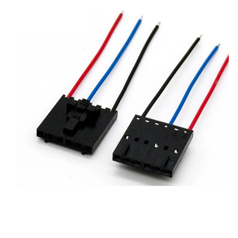 Molex 50579406 SL Crimp Housing Single Row Version G Positive Latch 6 Circuits Black Wiring Harness for Motor