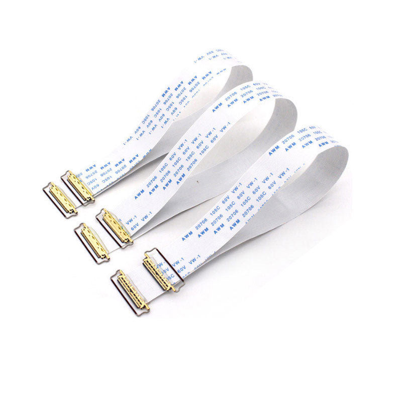 EDP Computer Display Screen Micro-coaxial Cable Assembly FFC Flexible Flat Cable 0.5-30P Wiring Harness Custom