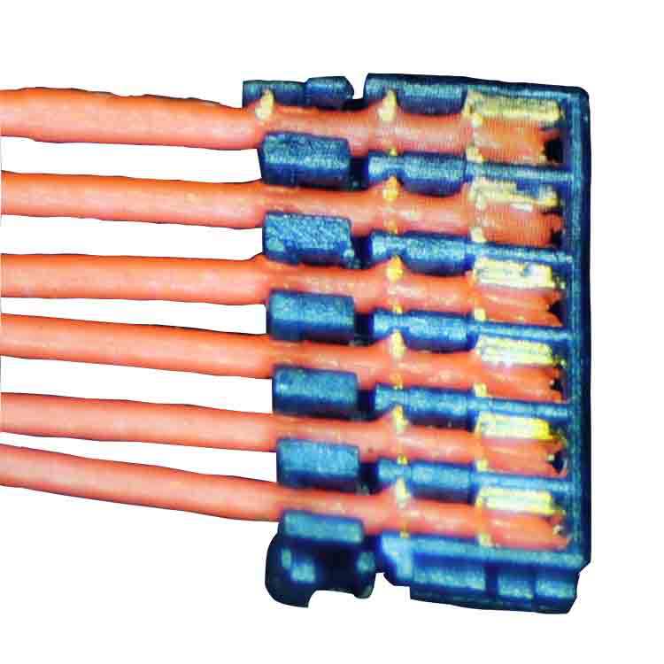 0.6 0.8 1.0 1.25 Pitch Electronic Cable Terminal Harness Wire Punctured IDC Cable Wire Customized