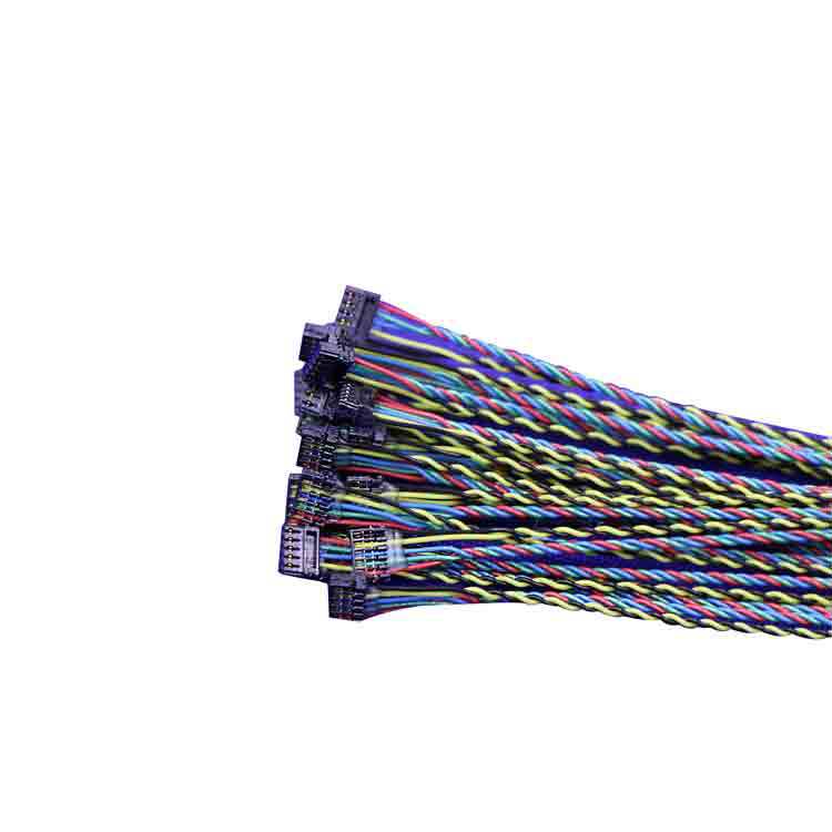 0.6 0.8 1.0 1.25 Pitch Electronic Cable Terminal Harness Wire Punctured IDC Cable Wire Customized