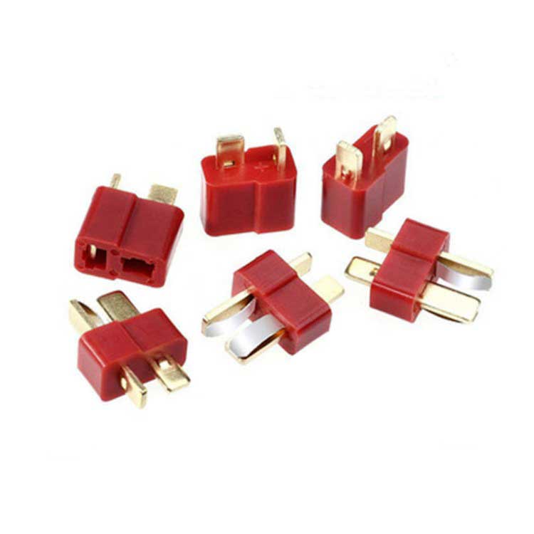 T Plug Parallel Connector One Female to 2 Male Battery Connector Cable for RC Lipo Battery