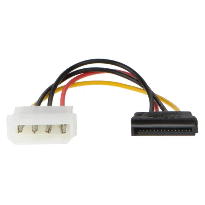 SATA to 4Pin Adapter Power Cable SATA D-port IDE to 4-Pin Hard Disk Drive Power Cable Customized