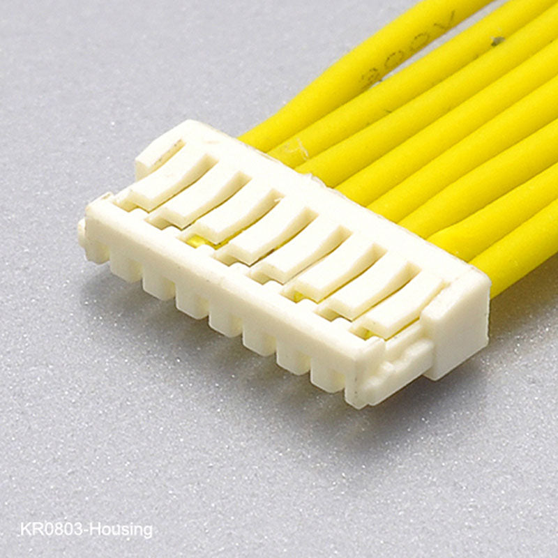 Single row SMT IDC wire to board connectors wire