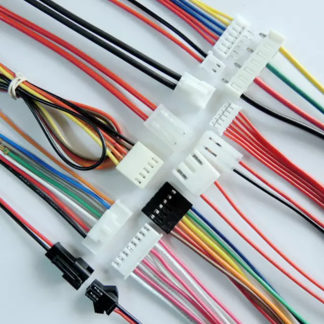 カスタム配線ハーネスアセンブリ MOLEX VH XH JST 電子コネクタ ワイヤーハーネス ケーブルピッチ 1.25mm 2.0mm 2.54mm