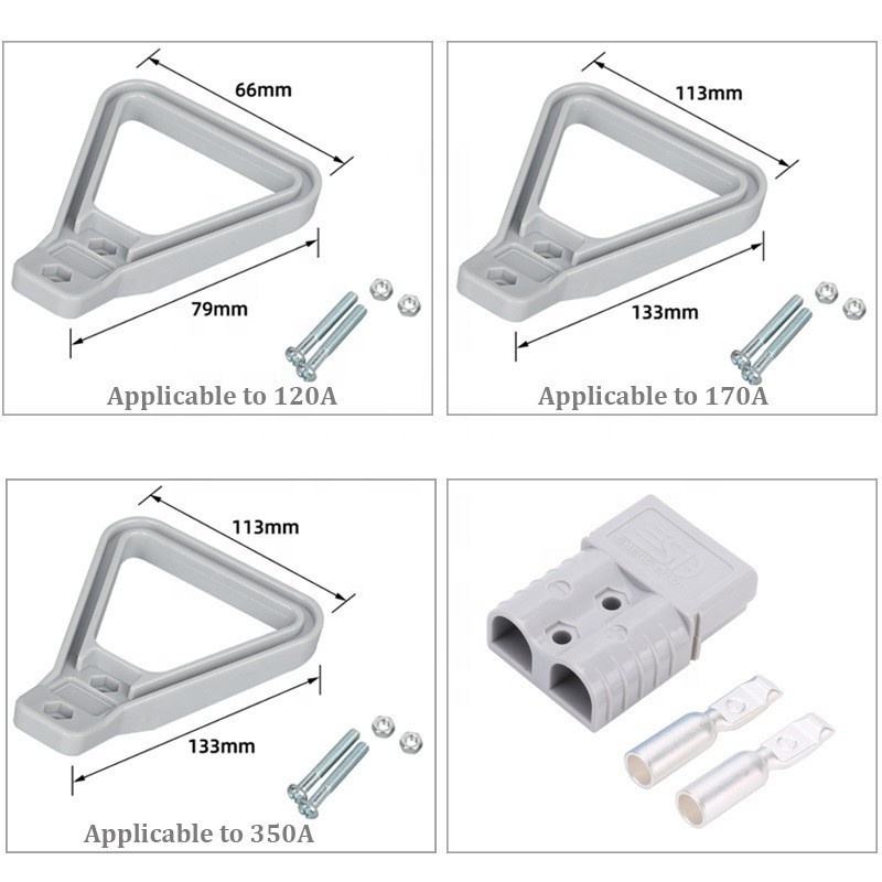 120A Quick Plug Battery Charging Connector Cbale For Anderson Plug Connectors High Temperature Resistant Silicone Wire Harness
