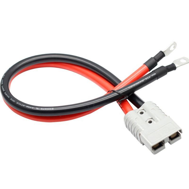 120A Quick Plug Battery Charging Connector Cbale For Anderson Plug Connectors High Temperature Resistant Silicone Wire Harness