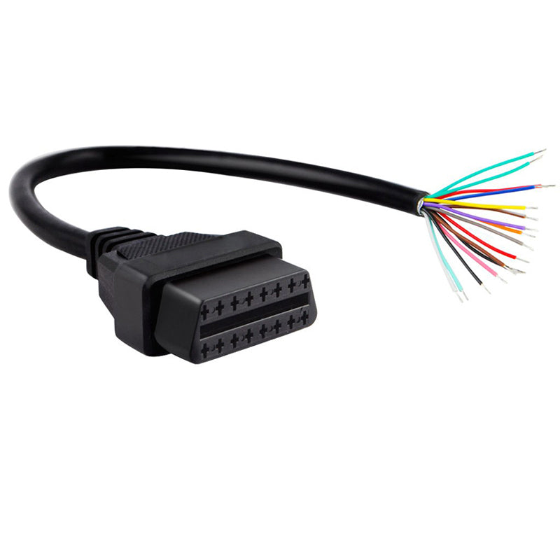 Right Angle OBD II Flat Cable