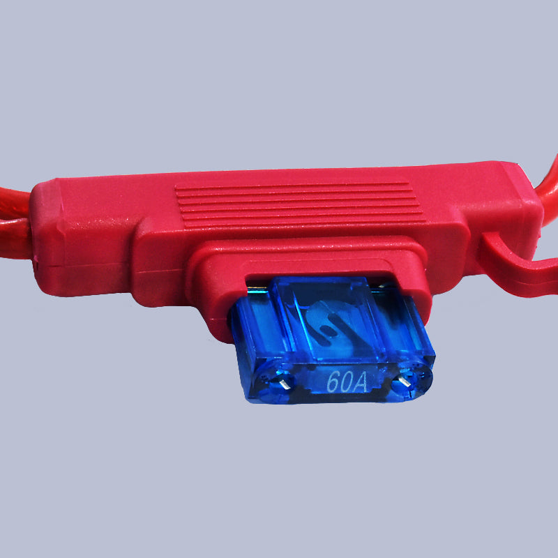 Big Current 60A, 80A, 100A Fuse with Waterproof Online Fuse Holder Cable