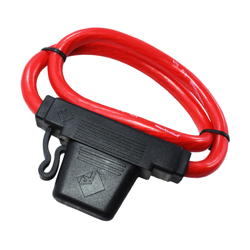 Big Current 60A, 80A, 100A Fuse with Waterproof Online Fuse Holder Cable