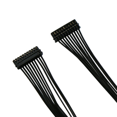 0.6mm puncture wire hanging neck headphone cable Bluetooth headset internal wiring 2-12P puncture terminal wire