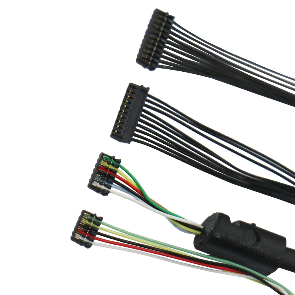 0.6mm puncture wire hanging neck headphone cable Bluetooth headset internal wiring 2-12P puncture terminal wire