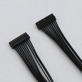 0.6mm puncture wire hanging neck headphone cable Bluetooth headset internal wiring 2-12P puncture terminal wire