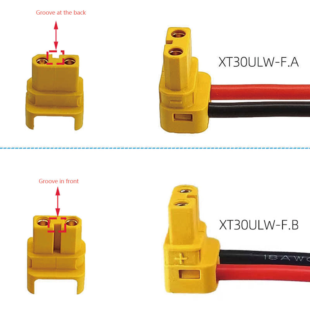 OEM ODM XT30ULW-F Plug Connector Wire Harness for Drone Lithium battery Cable
