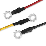 1007-20AWG Electrical Cable 4.3mm  5.3mm 6.3mm External Tooth Plum Blossom Ring Terminal Wire