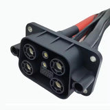 100A120A150A160A Motorcycle Electric Vehicle Fast Charging Plug Connector 4+8 Energy Storage Adapter