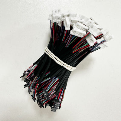 Molex 2147192060 2147205000 Zero-Hachi レセプタクルハウジング 0.80mmピッチ 単列 フリクションロック 6回路 ブラック バッテリー用ケーブルハーネス