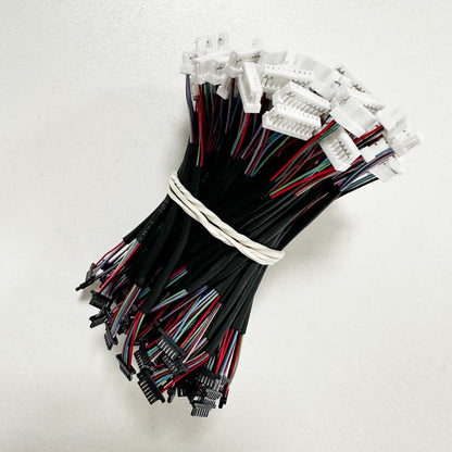 Molex 2147192060 2147205000 Zero-Hachi Receptacle Housing 0.80mm Pitch Single Row Friction Lock 6 Circuits Black Cable Harness for Battery