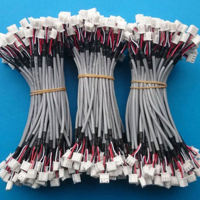 Специальный силовой кабель UL2464 24 AWG, многожильный, с клеммами, экранированный, с защитными муфтами для клемм. 