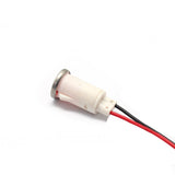 With Wire Metal Edge3V 5V 12V 12.5mm Plastic Indicator Light  LED Signal Light Wire Harness