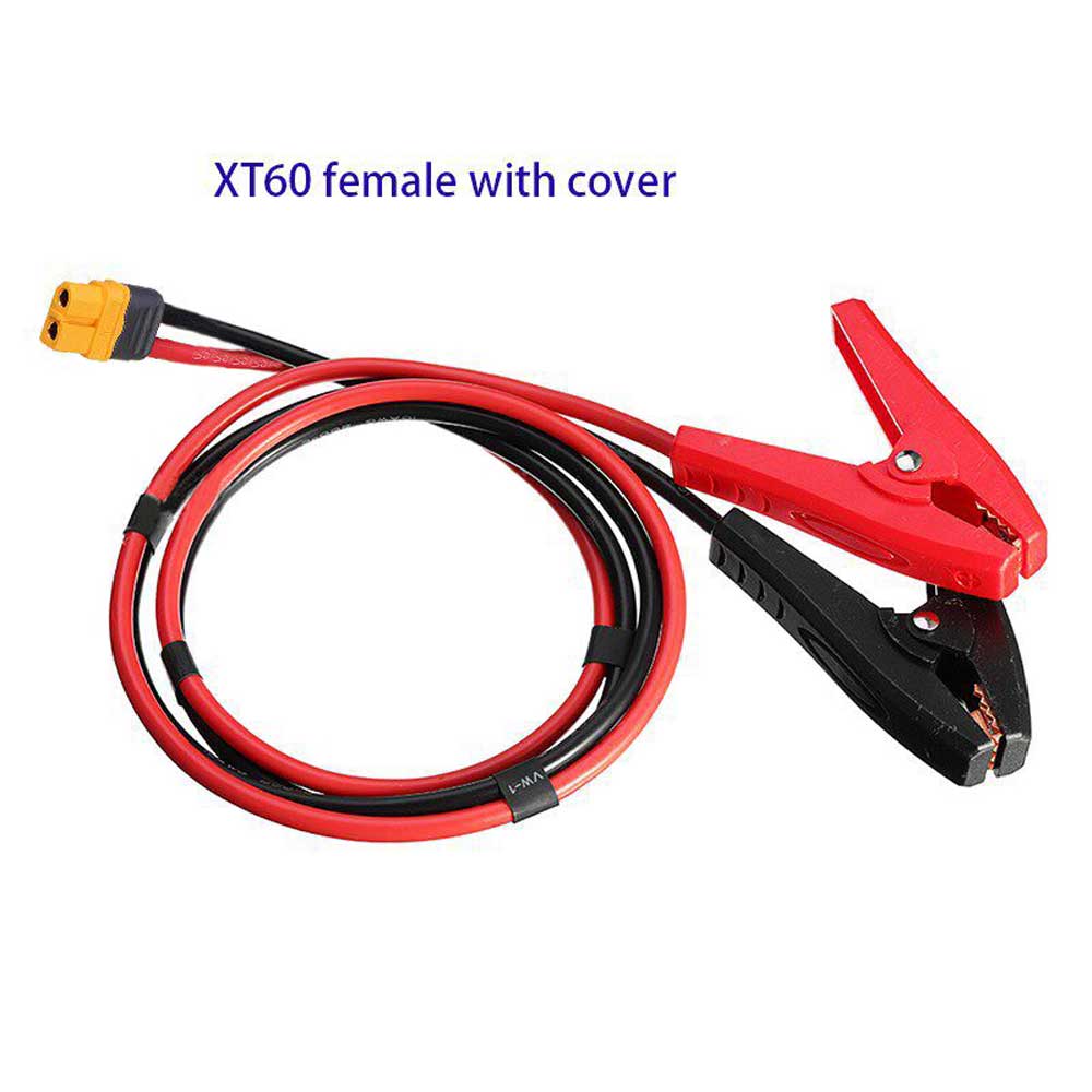 High Current Alligator Clip to XT60 XT90 EC5 T Plug Battery Charging Cable 12AWG for RC Hobby