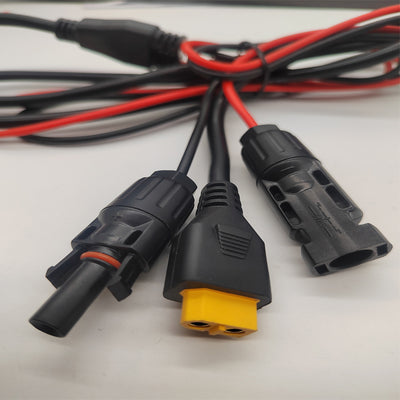 Кабель для зарядки аккумулятора MC4 к XT60, солнечный разъем для подключения к проводу Amass XT60. 