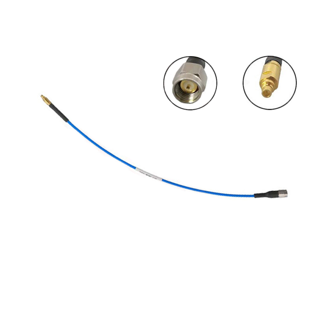 SMA Male to MMPX Male RF Coaxial Cable 18GHz Stable Phase Amplitude Test Extension Wire