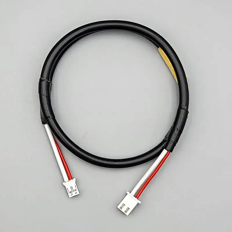 Wire Harness Connector Terminals Cable Custom Jst Xh 2.5mm pH 2.0mm Pitch 2pin Extension Housing 22AWG Harness Cable