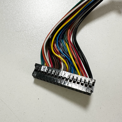 HRS DF11 to QR/P4-32P-C(21) Small Rectangular High Pin Count Rack and Panel Crimp Connector Wires for Racks and Panels 