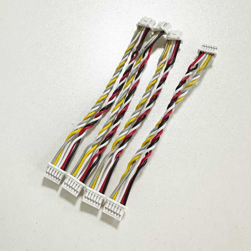 Molex 5013300600 1.00mm Pitch Pico-Clasp Wiring Harness Low-Halogen Receptacle Crimp Housing Single Row with Inner Positive Lock 6 Circuits White