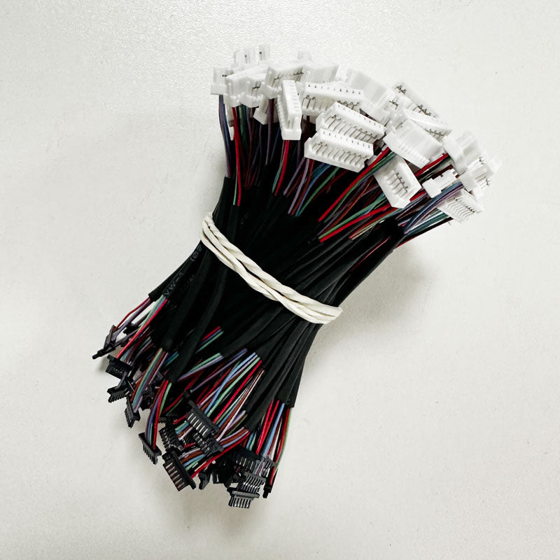 Molex 2147192060 2147205000 Zero-Hachi Receptacle Housing 0.80mm Pitch Single Row Friction Lock 6 Circuits Black Cable Harness for Battery