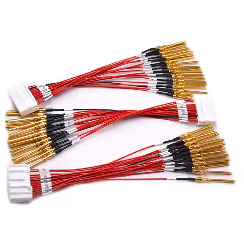 2.0mm copper tube terminal wire cold press battery connection wiring harness